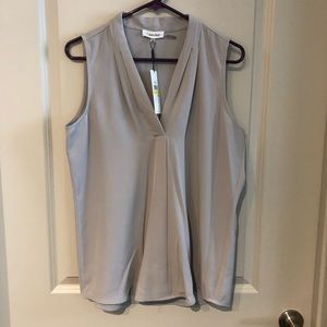 NWT Calvin Klein Sleeveless Shell Blouse